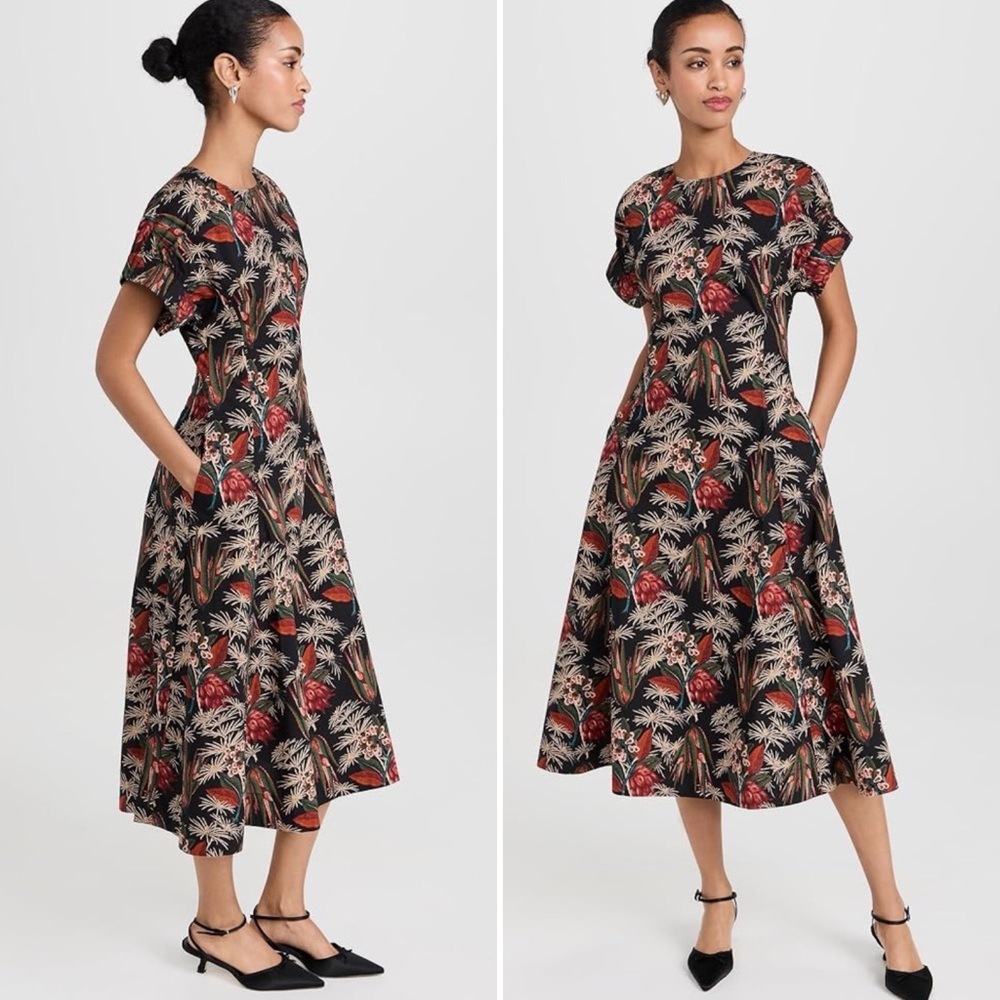 Ulla Johnson Midi Dress 6 - Picture 2 of 7